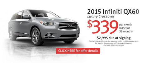 2015 INFINITI QX60 LEASE SPECIAL AT INFINITI OF SCOTTSDALE | INFINITI OF SCOTTSDALE BLOG