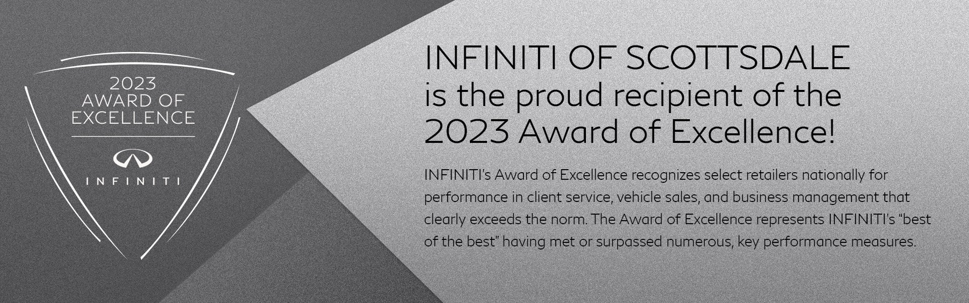Infiniti Award of Excellence